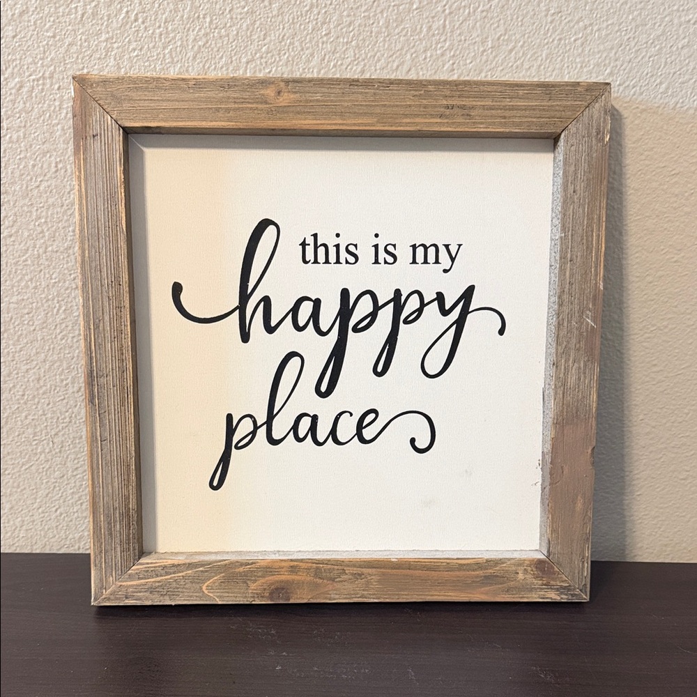 Rustic Wooden Framed Wall Art